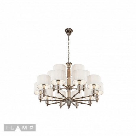 Подвесная люстра iLamp P2404-10+5 Nickel