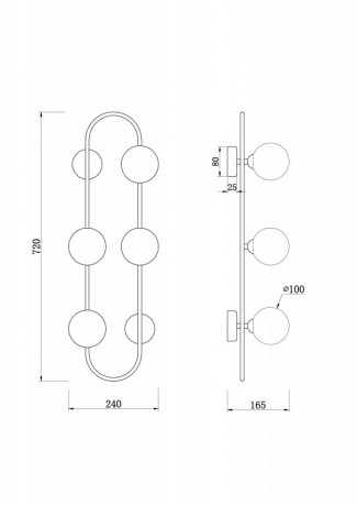 Бра Freya FR5233WL-04BS1