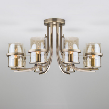 Люстра на штанге Eurosvet 60085/8 античная бронза