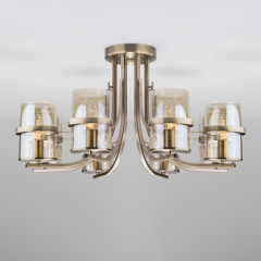 Люстра на штанге Eurosvet 60085/8 античная бронза