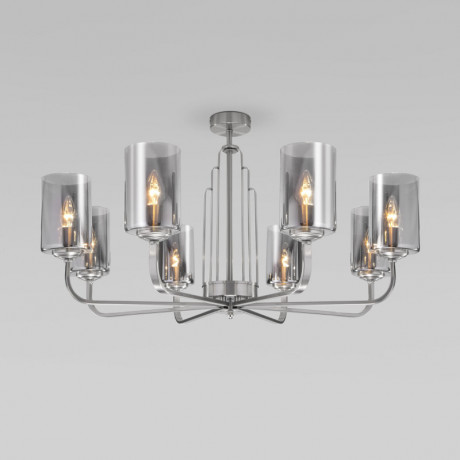 Люстра на штанге Eurosvet 60138/8 сатин-никель