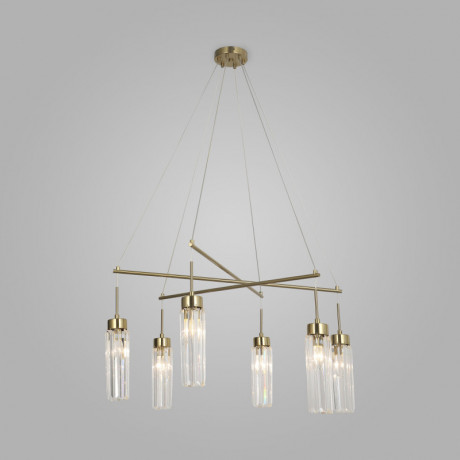 Подвесная люстра Eurosvet 60163/6 латунь