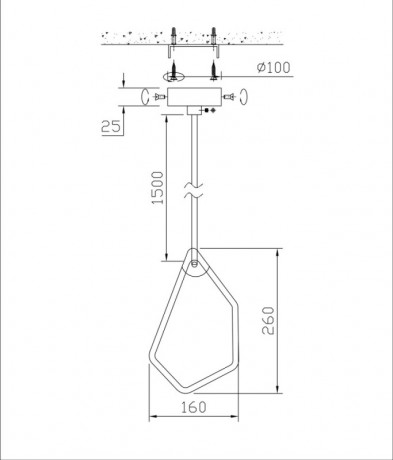 Подвесной светильник Fluorite FL1162-1P3