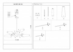 Люстра на штанге ST-Luce SL1209.302.06