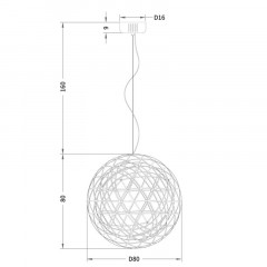 Подвесная люстра Divinare 1030/02 SP-162