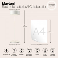 Настольная лампа Maytoni MOD229TL-L3W3K2