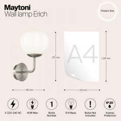 Бра Maytoni MOD221-WL-01-N