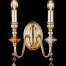 Бра Crystal Lux MERCEDES AP2 GOLD/COLOR