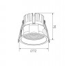 Встраиваемый светильник DesignLed DL-RE1202-WH-NW