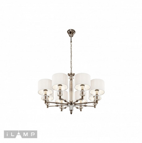 Подвесная люстра iLamp P2404-8 Nickel