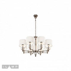 Подвесная люстра iLamp P2404-8 Nickel