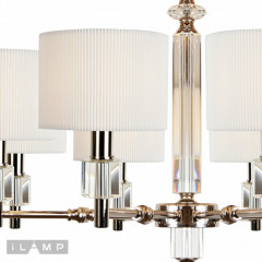 Подвесная люстра iLamp P2404-8 Nickel