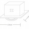 Встраиваемый светильник ARTE Lamp A5941PL-1WH