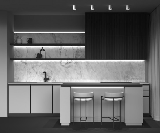 Накладной светильник Maytoni Technical C085CL-9W4K-W