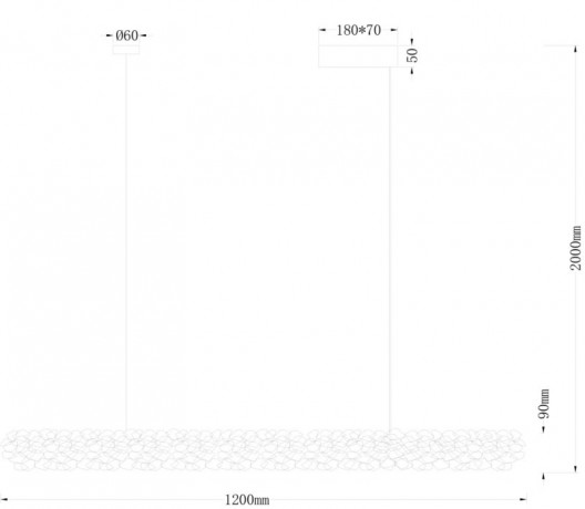 Подвесная люстра Fluorite FL1189-10P