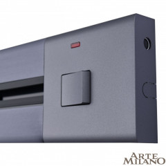 Трековая система розеток Arte Milano 385205TOB/50 Grey