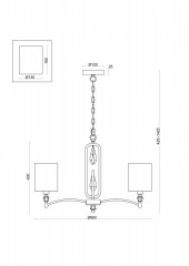Подвесная люстра Freya FR1007PL-05N