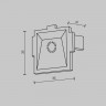 Заглушка Maytoni Technical TRA084EC-12W
