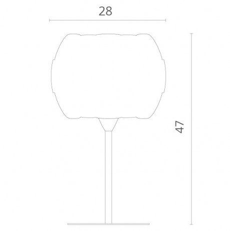 Настольная лампа Divinare 1317/01 TL-1