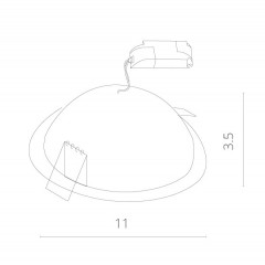 Встраиваемый светильник ARTE Lamp A7008PL-1WH