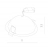 Встраиваемый светильник ARTE Lamp A7008PL-1WH