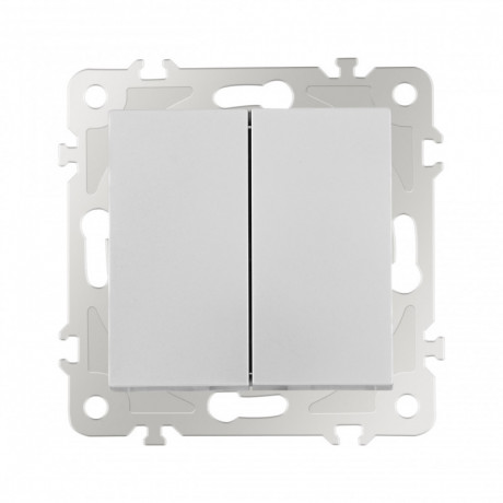 Выключатель Arte Milano 206.32-2.silver