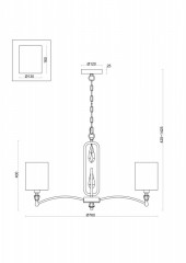 Подвесная люстра Freya FR1007PL-07BS