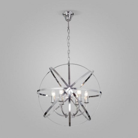 Подвесная люстра Eurosvet 60139/6 хром