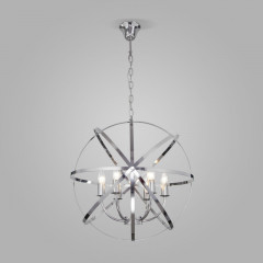 Подвесная люстра Eurosvet 60139/6 хром