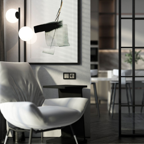 Выключатель Werkel W1220004 дымчатый