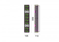 Бра Fluorite FL1057-3W
