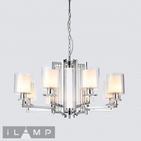 Подвесная люстра iLamp RM6201-8 CR+CL