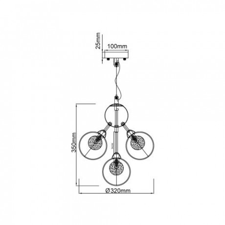 Подвесная люстра Vele Luce VL1173L05