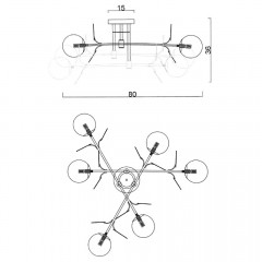 Детская люстра ImperiumLoft 194950-23