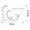 Бра ARTE Lamp A3777AP-1AB