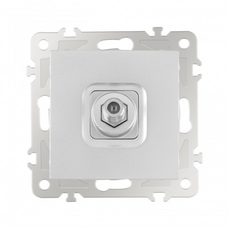 Розетка Arte Milano 206.42-1.silver