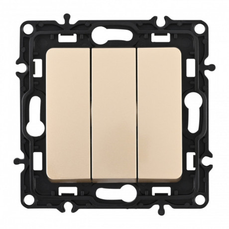 Выключатель Arte Milano 217.30-3.shampan