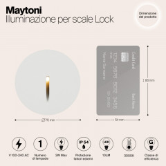 Светильник для ступеней Maytoni O014SL-L3W3K