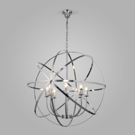 Подвесная люстра Eurosvet 60139/8 хром