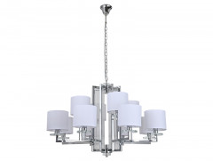 Подвесная люстра Newport 35408+4/C chrome без абажуров