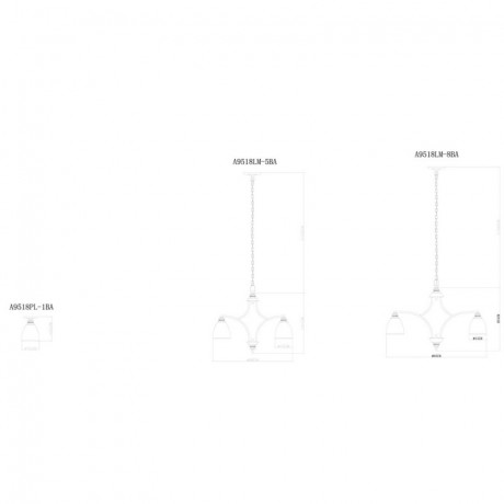 Подвесная люстра ARTE Lamp A9518LM-5BA