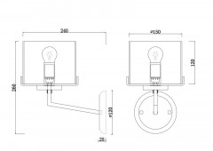 Бра Freya FR5096WL-01CH