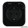 Трековая система розеток Arte Milano 380022TS/ES Black