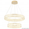Каскадная люстра Crystal Lux MUSIKA SP100W LED GOLD