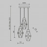 Подвесной светильник Maytoni MOD325PL-03G
