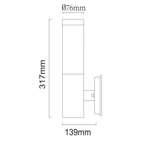 Светильник настенный DeMarkt 809020401
