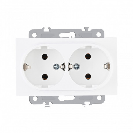 Розетка Arte Milano 206.40-2.white