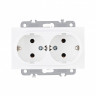 Розетка Arte Milano 206.40-2.white