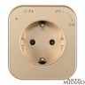Трековая система розеток Arte Milano 380022TS/ES Gold