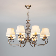 Подвесная люстра Eurosvet 60089/8 античная бронза